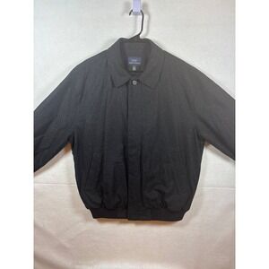 Brooks Brothers 346 Wool Blend Mens Jacket Size L Black